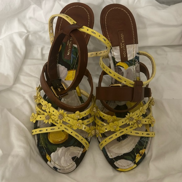 Louis Vuitton heeled sandals